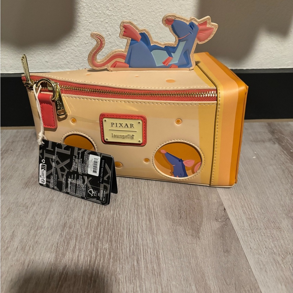 Loungefly Pixar Cheese Rat Bag - Yellow and Orange